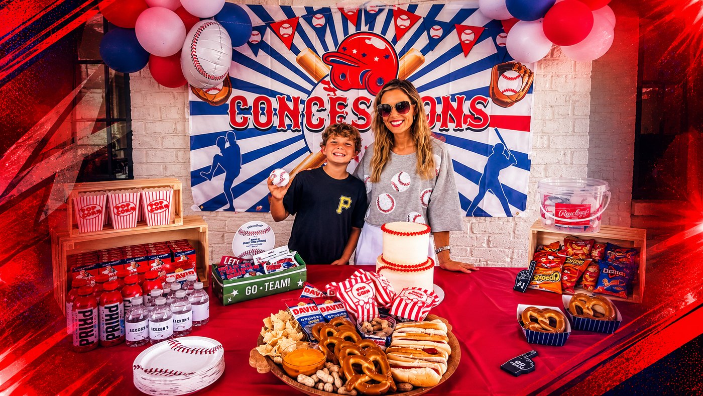 Baseball-themed party celebration
